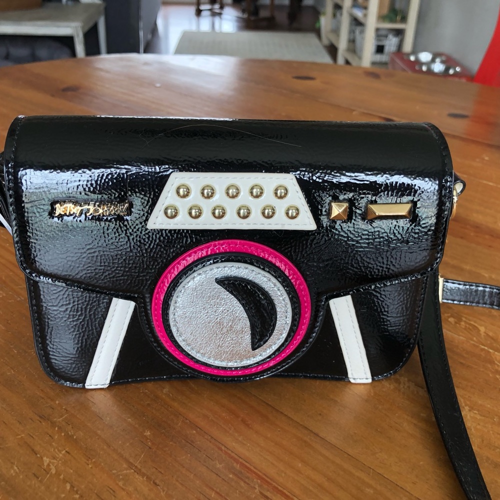 Betsy Johnson Camera Purse NWOT